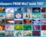 Download wallpapers of Windows 7 build 7057