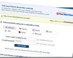 Tell a friend widget for your blog / website