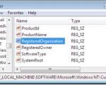 How to change Windows Registered Owner and Organization Name